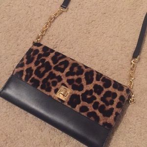 SALE!!! Michael kors calf hair wallet on a chain